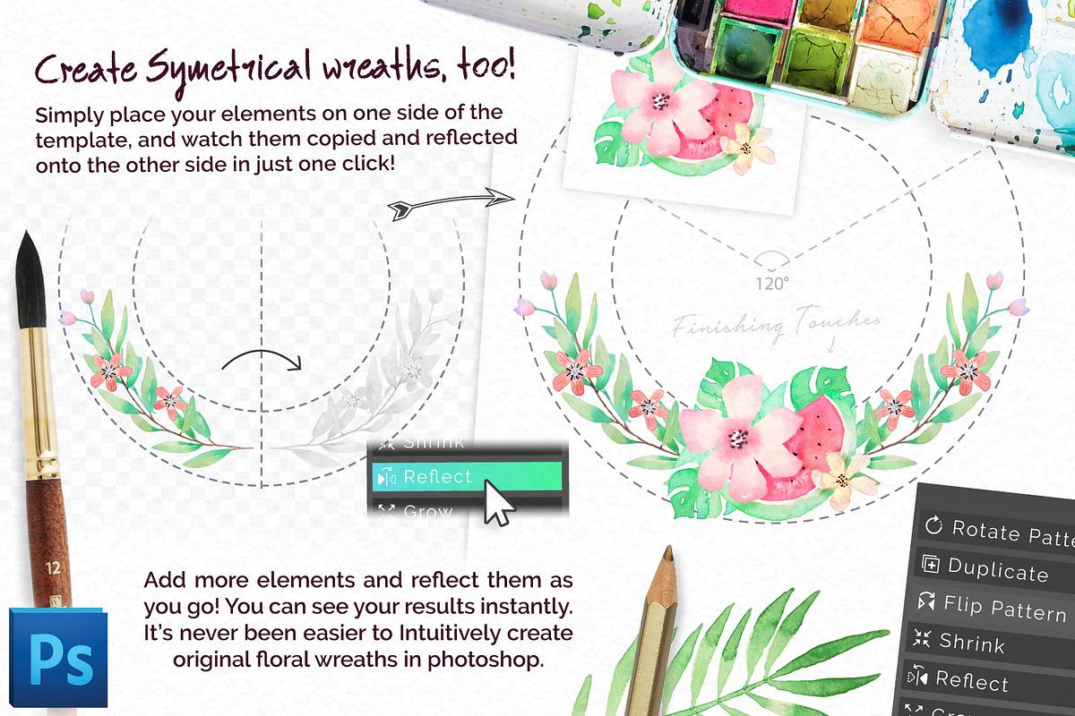 Universal Wreath Creator Pro, a Plug-in Add-On by Drifter Studio (Photo 3 of 6)