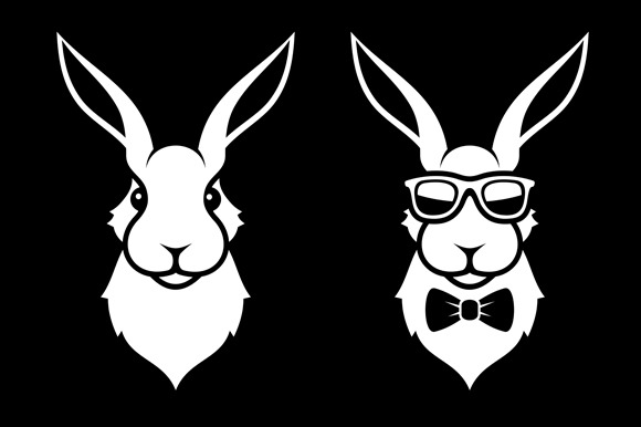 Rabbit Logo Icon Set