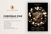 Christmas star, a Flyer Template by What a Story (Thumbnail 1 of 5)