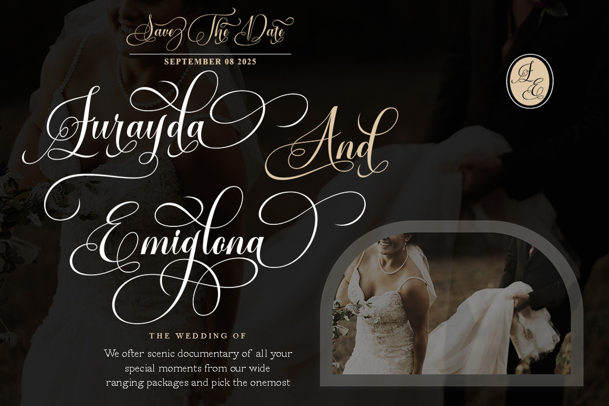 Vorgesla Script, a Script Font by TM Type (Photo 8 of 10)