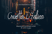 Crusthi Ozaliea, a Script Font by NTC Graphic (Thumbnail 1 of 8)