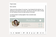 Photographer Email Signature Canva, an Email Template by Golden Horizons Studio (Thumbnail 7 of 10)