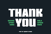 Runeki Bikers - Racing Car Font, a Sans Serif Font by Iqsiart Studio (Thumbnail 7 of 8)