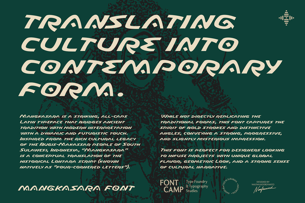 Mangkasara Font, a Font by Fontcamp Type Foundry (Photo 7 of 14)