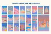 Snow Haze: 73 Christmas Backgrounds, a Background Graphic by Veyla (Thumbnail 3 of 10)