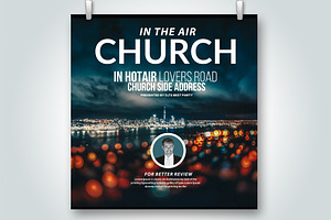 Church Revival Psd Flyer Template, a Flyer Template by Psd Templates