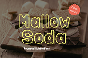 Retro rounded font - Mallow Soda, a Handwritten Font by ZoloDesignHub (Thumbnail 1 of 9)