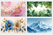 Modern minimalist wallpaper, a Wallpaper Graphic by DamonYang's shop (Thumbnail 6 of 7)