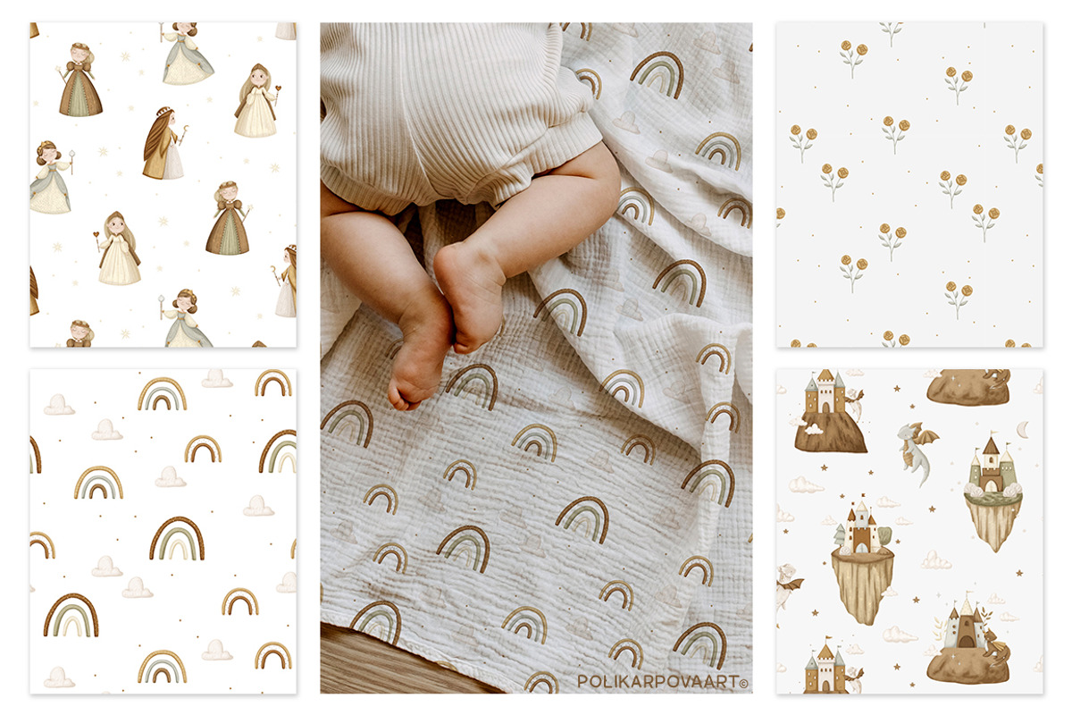 Fairytale - magic clipart & patterns, an Animal Illustration by polikarpovaart (Photo 10 of 16)