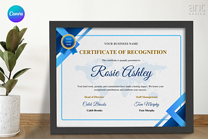 Certificate Template In Canva - RA