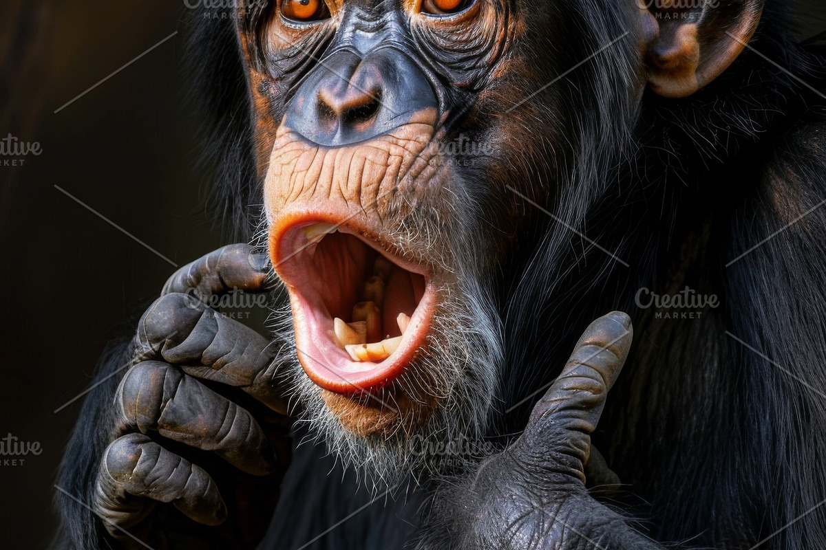 236 surprised animals, an Animal Photo by Handmadefont (Photo 44 of 241)