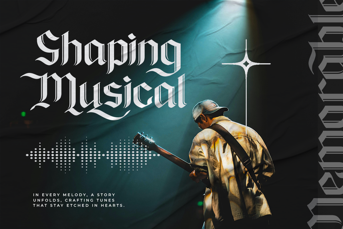 King Melody, a Blackletter Font by Say Studio (Photo 2 of 10)
