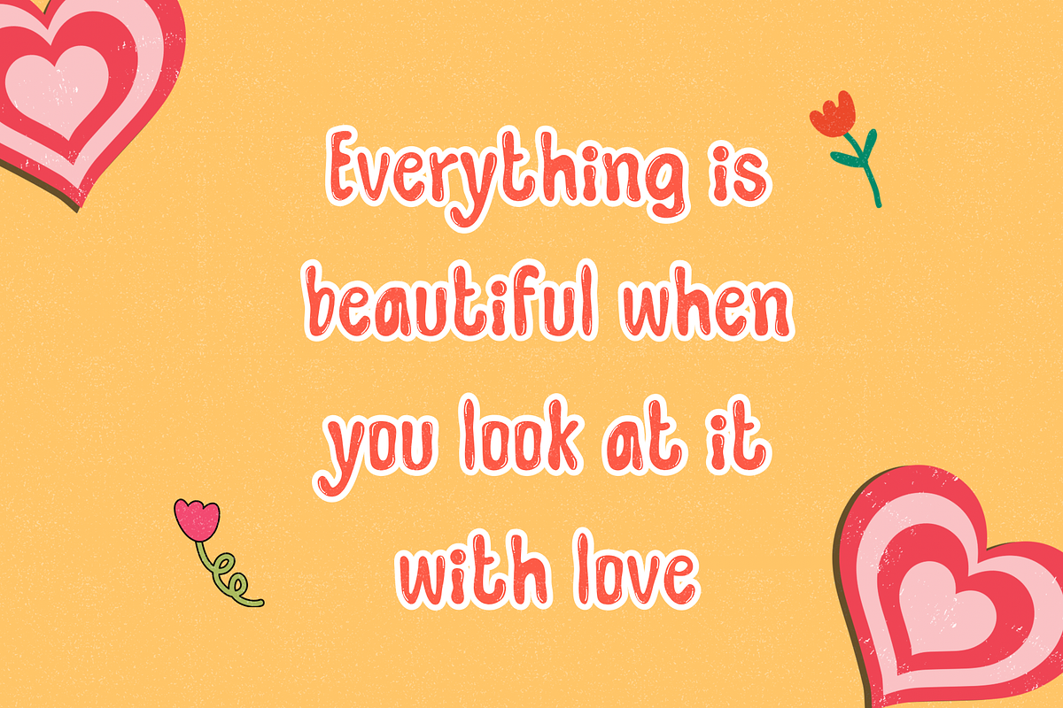Lollipop love retro vintage fonts, a Handwritten Font by JJuta (Photo 3 of 7)
