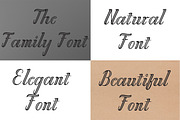 Chathalia Font Family, a Serif Font by danti (Thumbnail 4 of 7)