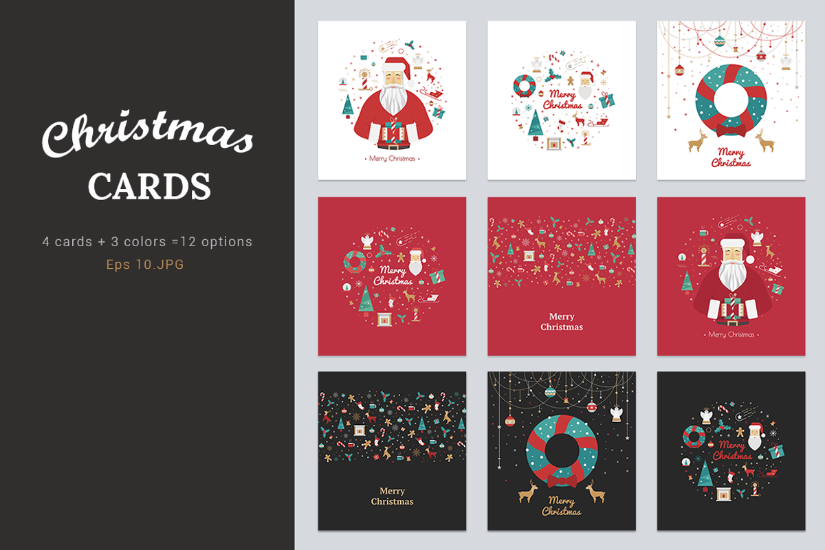 Christmas flat set, an Illustration by Fay_Francevna (Photo 3 of 4)