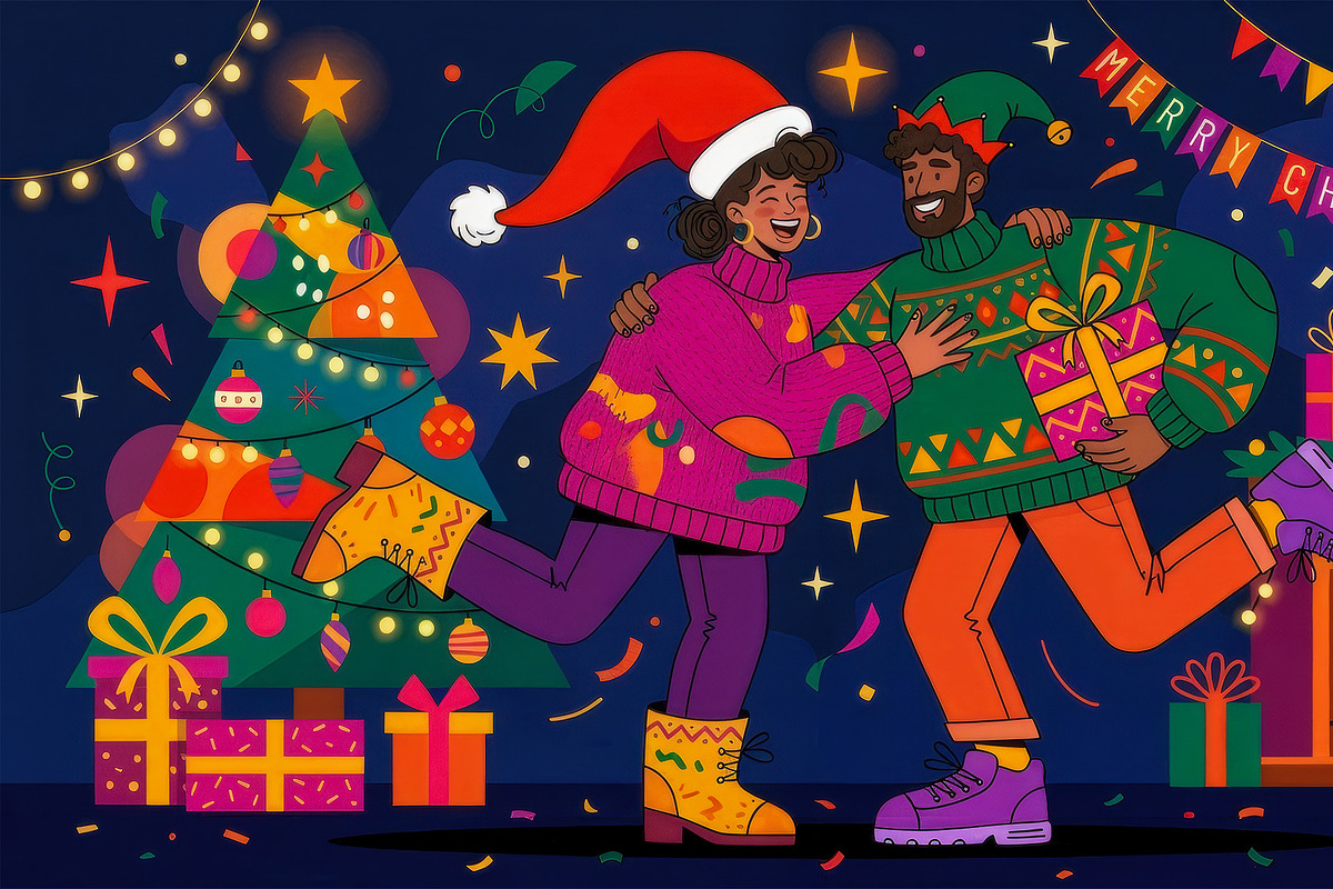 Festive Holiday, a Seasonal Illustration by StockVerse Creative (Photo 3 of 4)