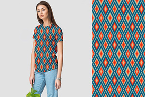 Vintage Retro Geometrical Pattern