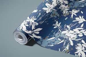 Blue On White Floral Patterns