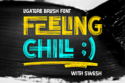 FEELING CHILL MODERN BRUSH FONT, a Handwritten Font by LoneArmy (Thumbnail 1 of 10)