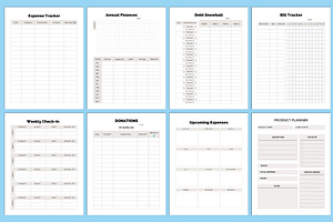 Personal Finance Planner Canva