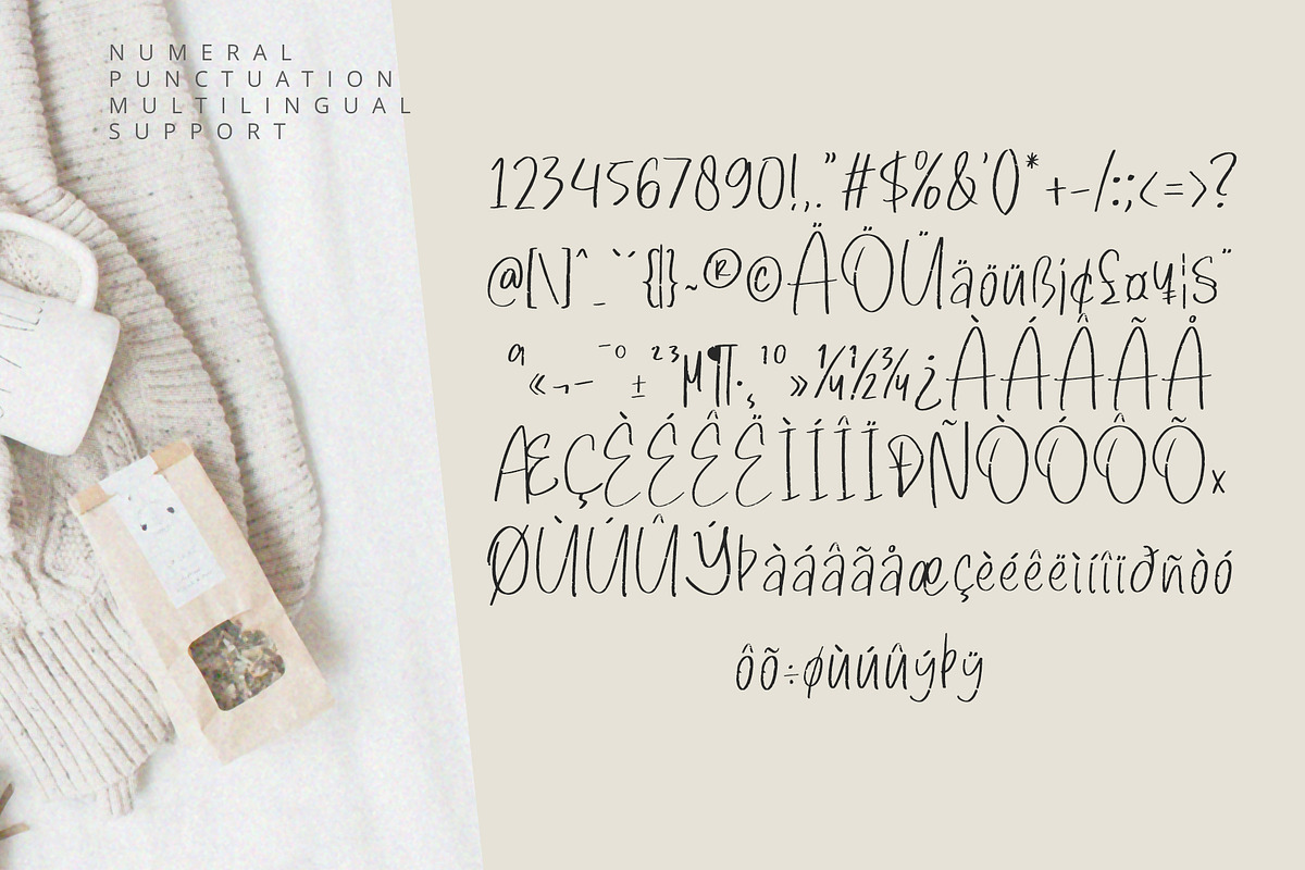 Prettyloura Handwritten Font, a Font by Jaruka (Photo 5 of 6)