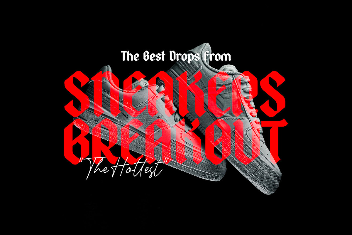 Styleturn - Stylish Blackletter, a Blackletter Font by ikiiko (Photo 4 of 7)