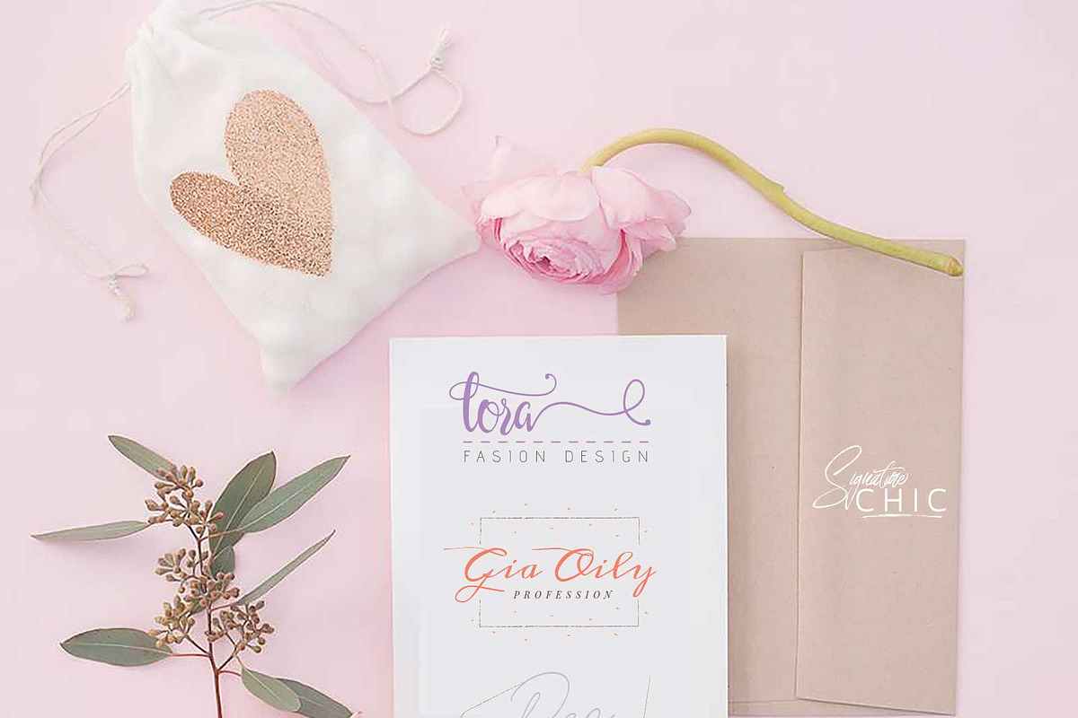 Ladyholic Premade Logo Branding Pack, a Branding & Logo Template by joyologo (Photo 13 of 17)