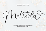 Melinda | Script Font, a Handwritten Font by Scratchones (Thumbnail 1 of 9)