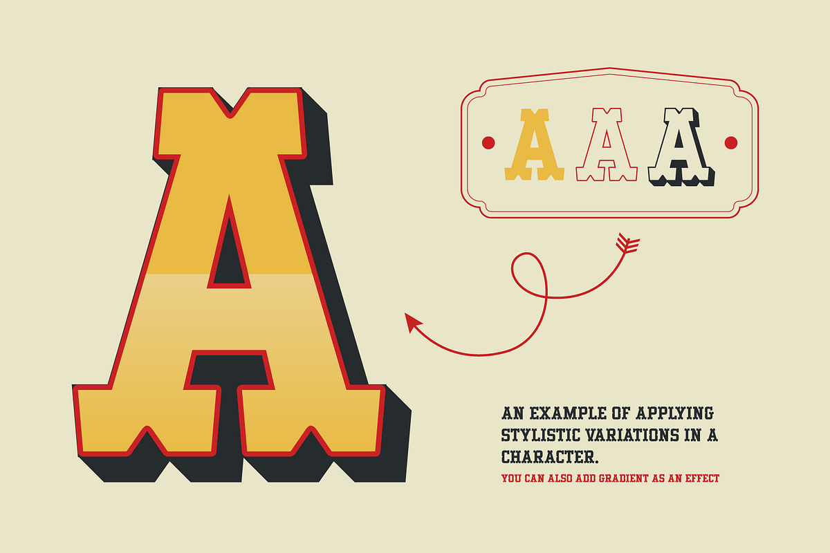 Backway – Extrude Western Slab Font, a Slab Serif Font by Drizy (Photo 3 of 10)