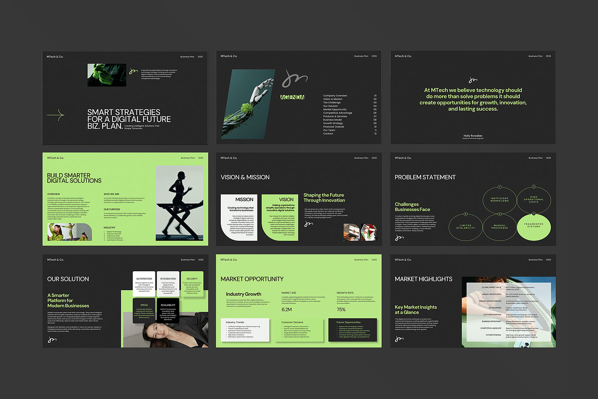 Future Business Plan Presentation, a Presentation Template by evgenystudio (Photo 5 of 7)