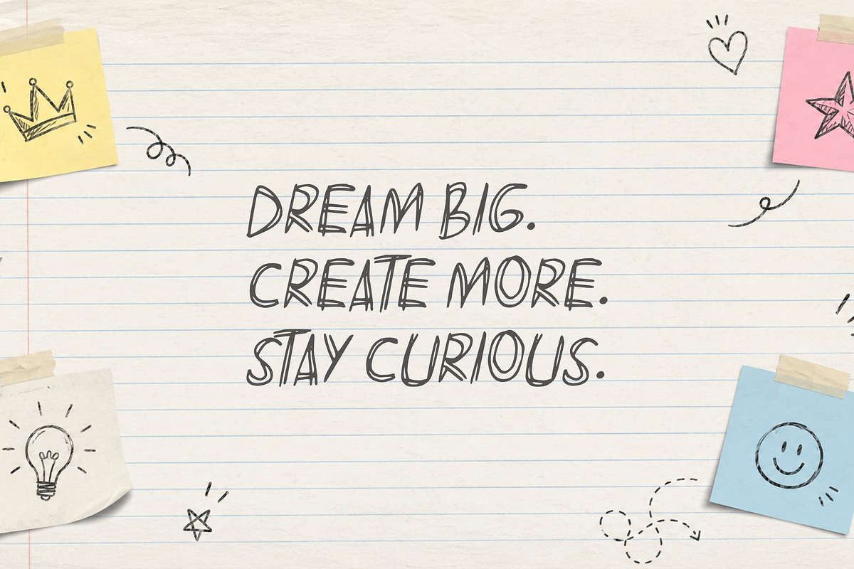 Velmora Sketch - Playful Doodle Font, a Handwritten Font by mesuka (Photo 2 of 5)