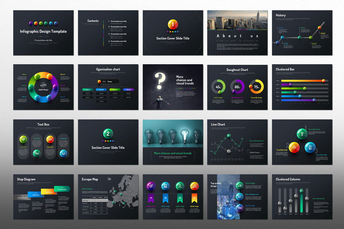 Infographic Design PPT Template