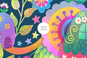 Funny Mushrooms Pattern | Floral, a Pattern Graphic by Velliniki (Thumbnail 6 of 10)