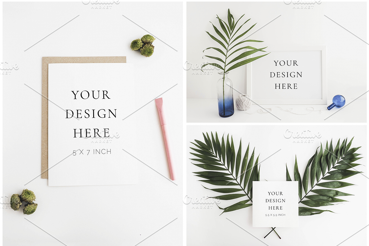 The Palm Leaves Bundle, a Print Template by Imperium Nordique (Photo 4 of 5)