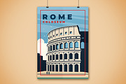Retro City Travel Poster Set, a Background Graphic by Creative Graphics (Thumbnail 5 of 5)