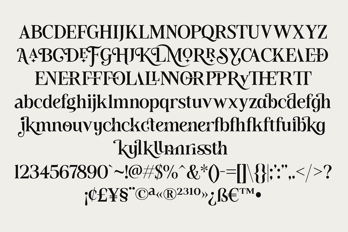 Tiramisu Sausage Rolls Serif, a Serif Font by Viswell (Photo 11 of 11)