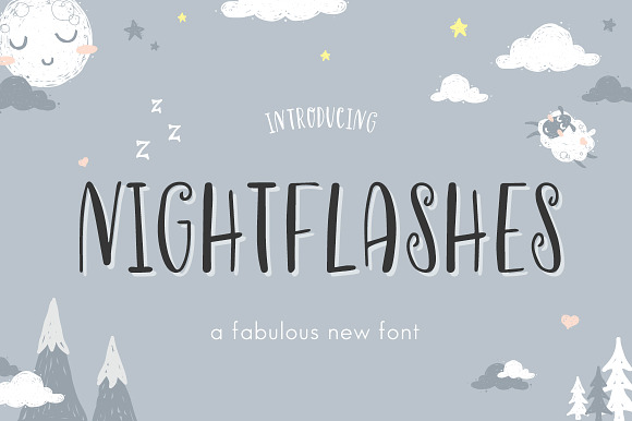 Nightflashes Font preview 8