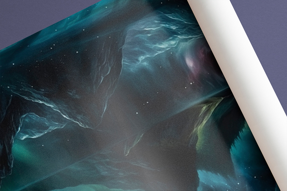 Aurora - Seamless Northern Light Art, a Pattern Graphic by Pixel Perfect Patterns (Photo 4 of 12)