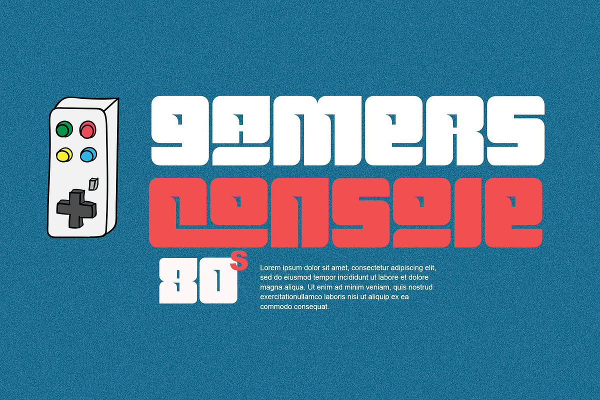 Virtual - Modern Display Font, a Sans Serif Font by Luna Shop (Photo 4 of 5)