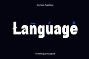 Kentalo - Modern Sans Serif Font, a Sans Serif Font by MaikoHatta (Thumbnail 5 of 7)