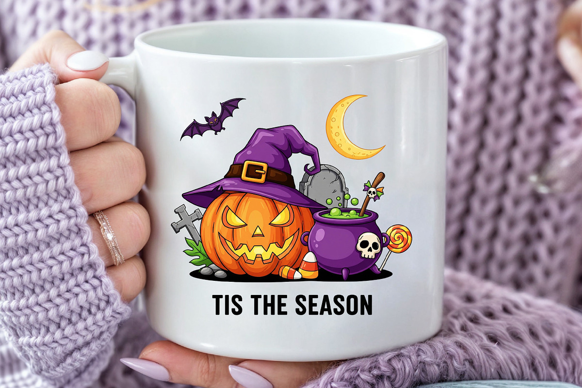 Tis the Halloween Season PNG, an Icon by Black Bird Studio (Photo 3 of 4)