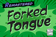 Forked Tongue, a Sans Serif Font by Comicraft Fonts (Thumbnail 1 of 4)