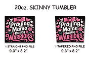 Mama Faith Floral 20oz Tumbler Wrap, an Arts & Entertainment Photo by LamanAzalea (Thumbnail 2 of 2)