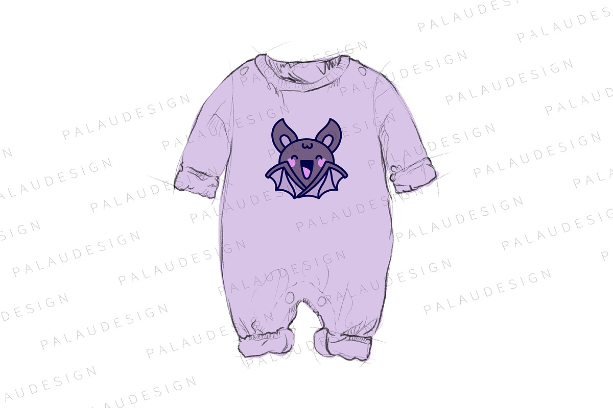 Bat Halloween Clipart Set, an Animal Illustration by Palau (Photo 8 of 12)