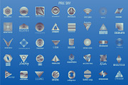 40 Gradient Logos, a Branding & Logo Template by airunreal (Thumbnail 26 of 26)