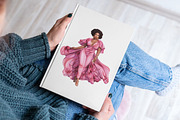 Curvy African Woman Clipart, a Person Illustration by Gloria Designed It (Thumbnail 4 of 7)