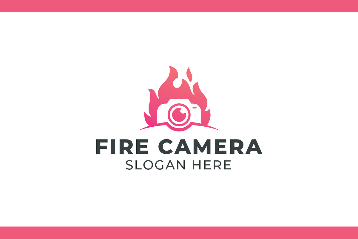 Fire Camera Logo, a Branding & Logo Template by Suhandi