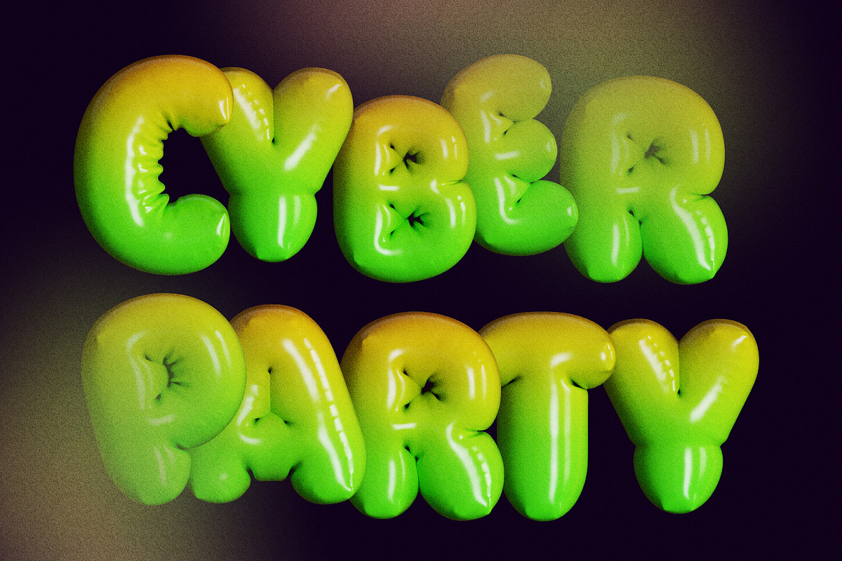 3D Gradient Balloon Alphabet PNG, a Graphic by Pengedar Seni (Photo 2 of 6)