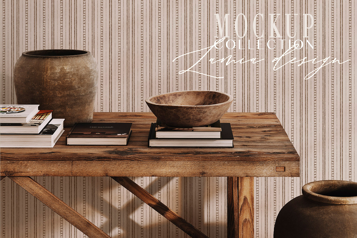 Wallpaper Mockup Ethnic Decor, a Household Mockup by LAMIA DESIGN (Photo 10 of 14)