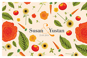 Garden party wedding invitation, an Invitation Template by Laffmate (Thumbnail 2 of 4)